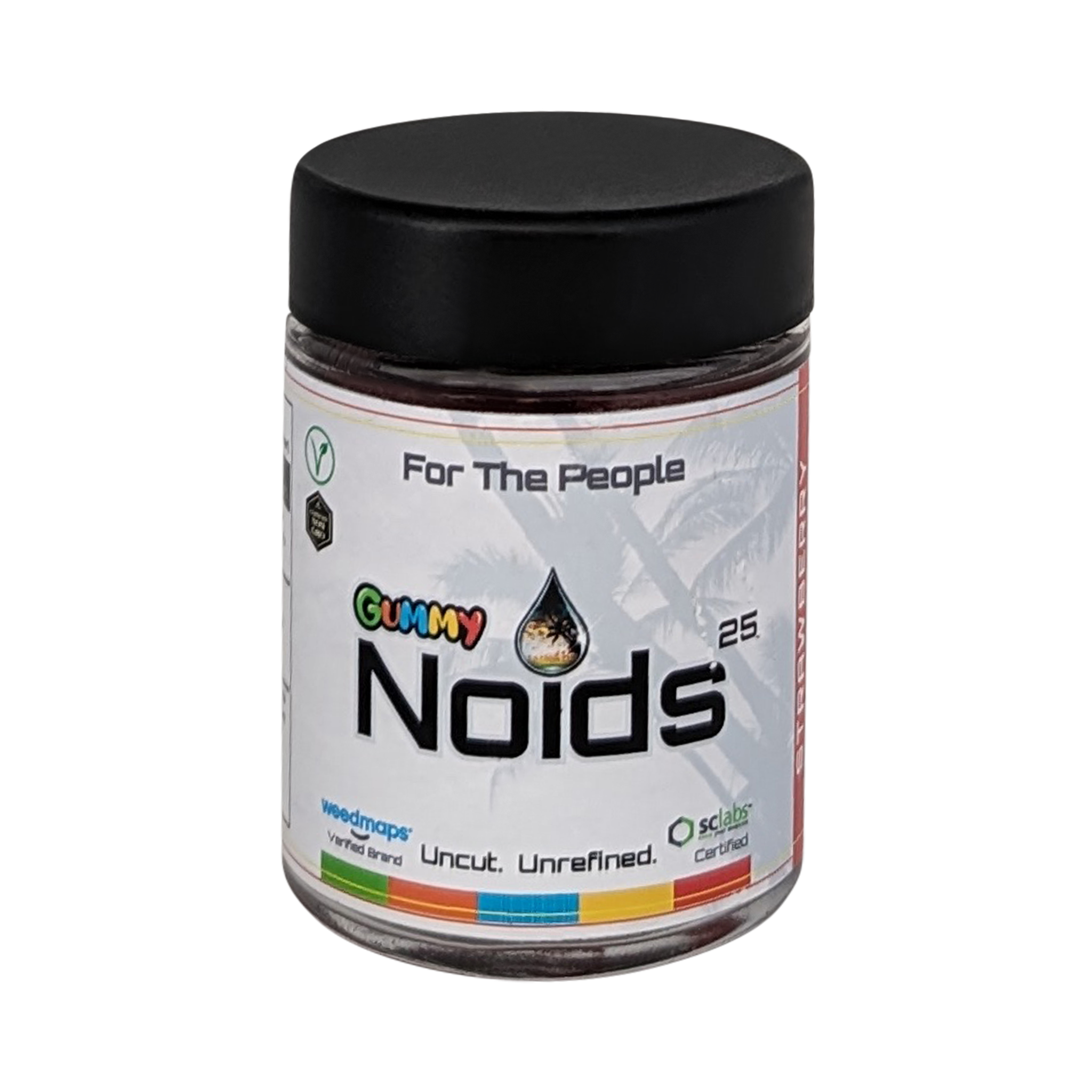 Noids CBD Hemp Gummies – Strawberry Flavor – 24 Count – 25mg Each – Delicious Daily Wellness