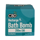 CBD FX Bath Bomb – 200mg CBD – 5 oz – 1 Count – Choose Your Scent: Eucalyptus, Lavender, Mango, or Lemongrass