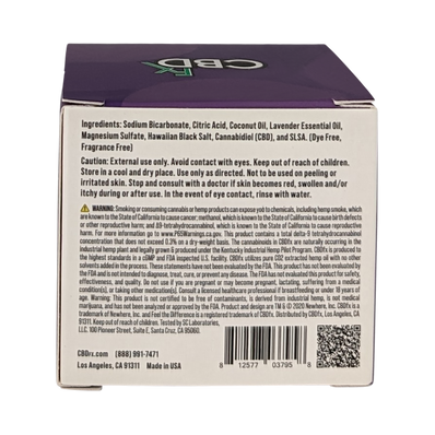 CBD FX Bath Bomb – 200mg CBD – 5 oz – 1 Count – Choose Your Scent: Eucalyptus, Lavender, Mango, or Lemongrass