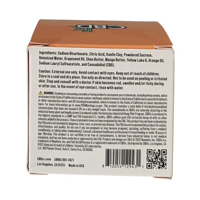 CBD FX Bath Bomb – 200mg CBD – 5 oz – 1 Count – Choose Your Scent: Eucalyptus, Lavender, Mango, or Lemongrass