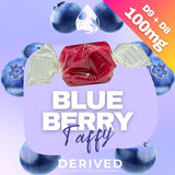 5 Count 2:1 Delta Blend Taffy – 20mg Delta 9 + 80mg Delta 8 | Cherry, Strawberry, Blueberry, Caramel & Chocolate | Hemp-Derived THC Edibles by Derived