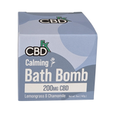CBD FX Bath Bomb – 200mg CBD – 5 oz – 1 Count – Choose Your Scent: Eucalyptus, Lavender, Mango, or Lemongrass