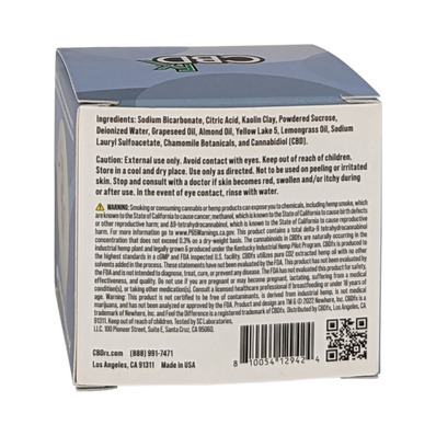 CBD FX Bath Bomb – 200mg CBD – 5 oz – 1 Count – Choose Your Scent: Eucalyptus, Lavender, Mango, or Lemongrass