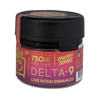 Happy Time Squared Delta 9 Gummies – Cherry Flavor – Sativa – 10 mg Each – Uplifting Effects