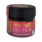 Happy Time Squared Delta 9 Gummies – Cherry Flavor – Sativa – 10 mg Each – Uplifting Effects