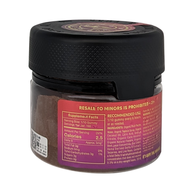 Happy Time Squared Delta 9 Gummies – Cherry Flavor – Sativa – 10 mg Each – Uplifting Effects