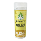 Hemp Joi 6000mg Total Cannabinoid Gummies – 30 Count Jar – Delta 8, Delta 9, HHC, THC-P & Live Resin – Sativa Edibles – 5.8 oz