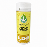 Hemp Joi 6000mg Total Cannabinoid Gummies – 30 Count Jar – Delta 8, Delta 9, THC-P & Live Resin – Sativa Edibles – 5.8 oz