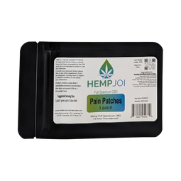 Hemp Joi Full Spectrum CBD Pain Patch – 60 mg CBD – 72-Hour Transdermal Relief – 1 Count