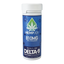 Delta 9 + CBD Infused Gummies – 810mg Total Cannabinoids – 30 Count Jar – Indica or Sativa – Choose Your Strain & Flavor – 5.8 oz