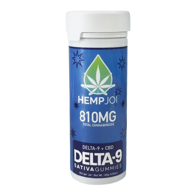 Delta 9 + CBD Infused Gummies – 810mg Total Cannabinoids – 30 Count Jar – Indica or Sativa – Choose Your Strain & Flavor – 5.8 oz