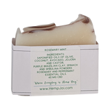 Hemp Joi CBD Rough Cut Soap – 40mg CBD – 5 oz – All-Natural CBD-Infused Bar – Choose Your Scent: Lavender Litsea or Rosemary Mint