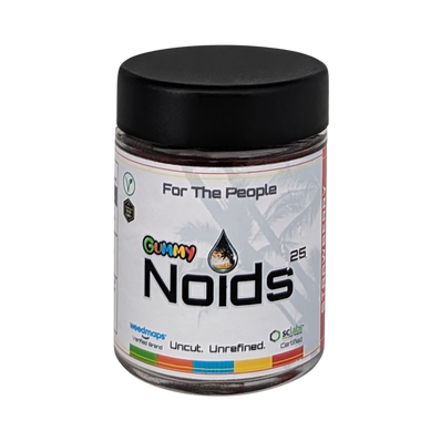 Noids CBD Hemp Gummies – Strawberry Flavor – 24 Count – 25mg Each – Delicious Daily Wellness