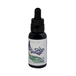 PurSlep Full Spectrum Sleep Tincture – 1500 mg CBD – 50 mg Per Serving – 30 mL – Natural Sleep Formula