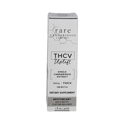 Rare Cannabinoid Company – THCV Uplift Tincture – 500 mg THCV per Bottle – 1 fl oz (30 mL) – Single Cannabinoid Extract