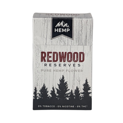 Redwood Reserves Pure Hemp Cigarettes – 100% Hemp Flower – Smooth, Slow Burn – Tobacco-Free & Nicotine-Free