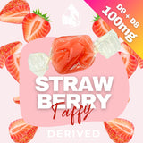 5 Count 2:1 Delta Blend Taffy – 20mg Delta 9 + 80mg Delta 8 | Cherry, Strawberry, Blueberry, Caramel & Chocolate | Hemp-Derived THC Edibles by Derived
