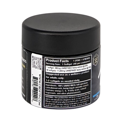 Zoids Delta 9 + CBD Softgels – 48 Count – Precise Dosing – Potent, Discreet Relief